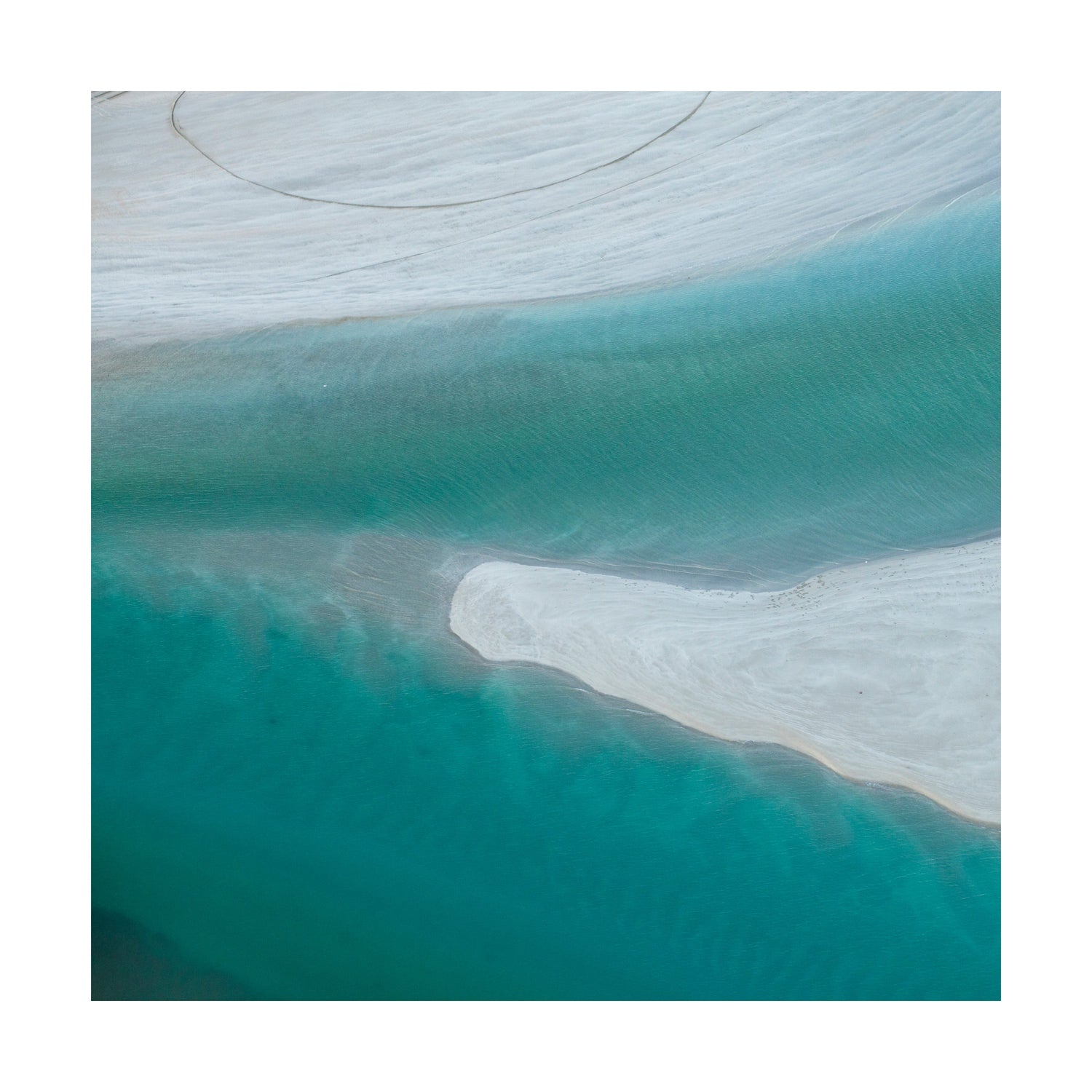 Willie Creek Sandbar - Square Acrylic Print