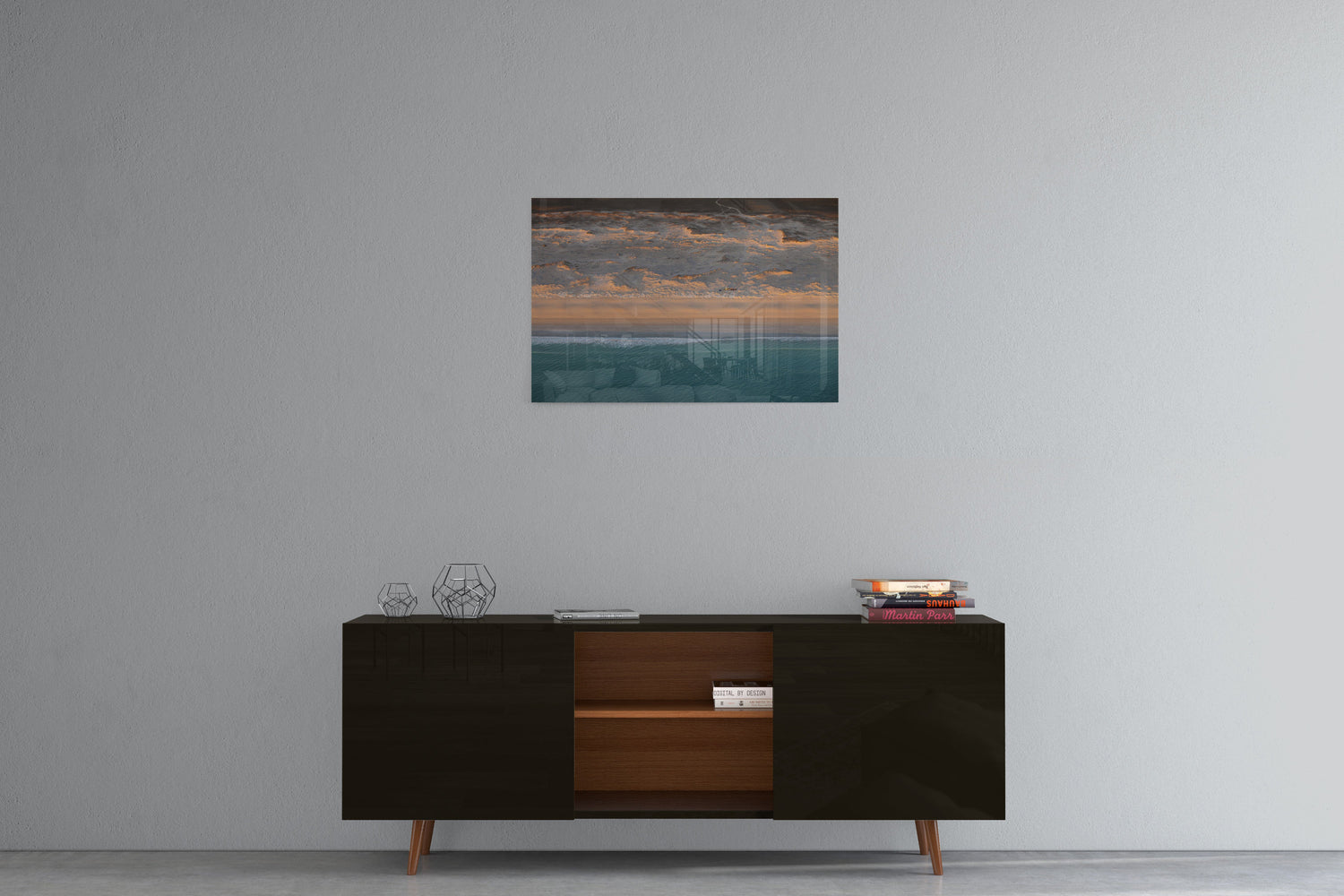 Camped on the Beach - Acrylic Print
