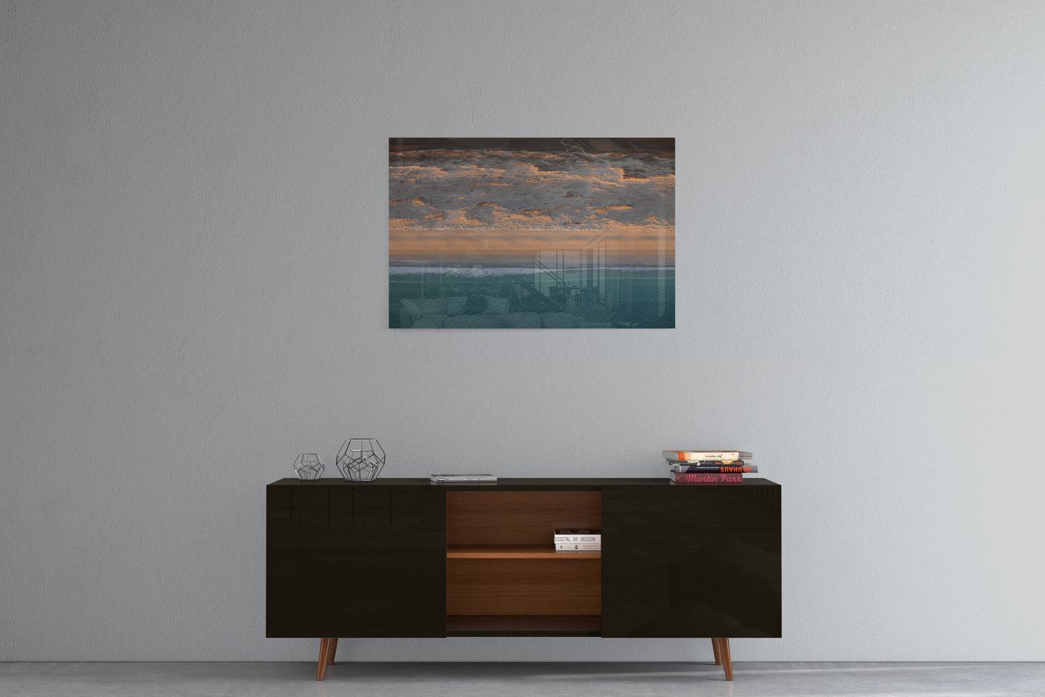 Camped on the Beach - Acrylic Print