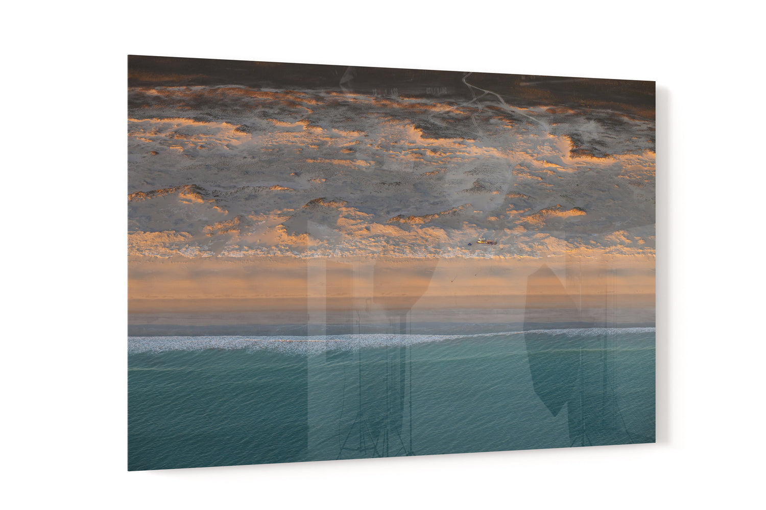 Camped on the Beach - Acrylic Print