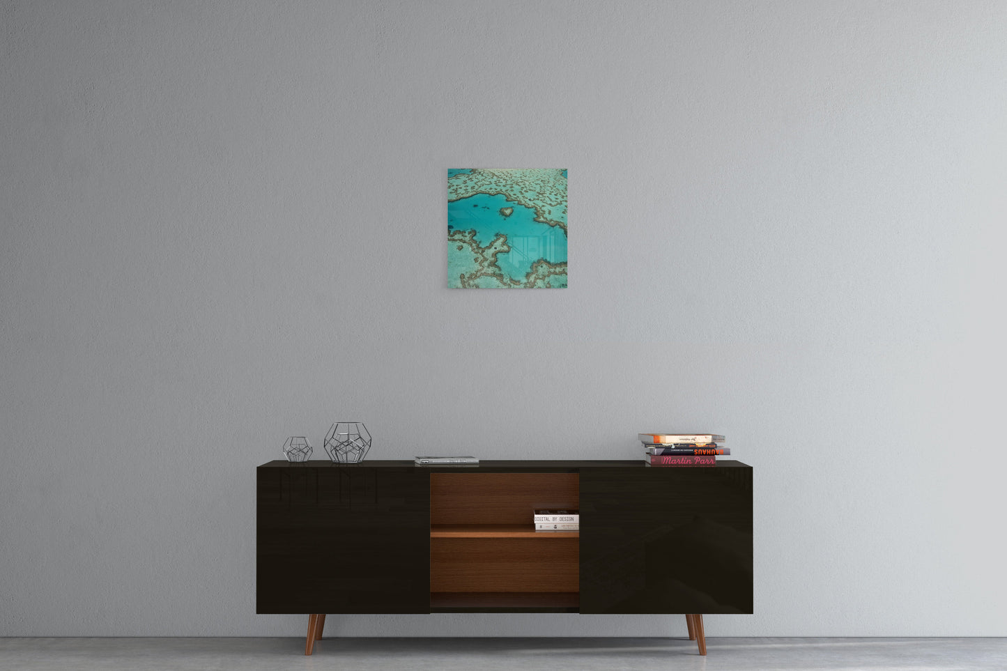 Heart Reef - Square Acrylic Print