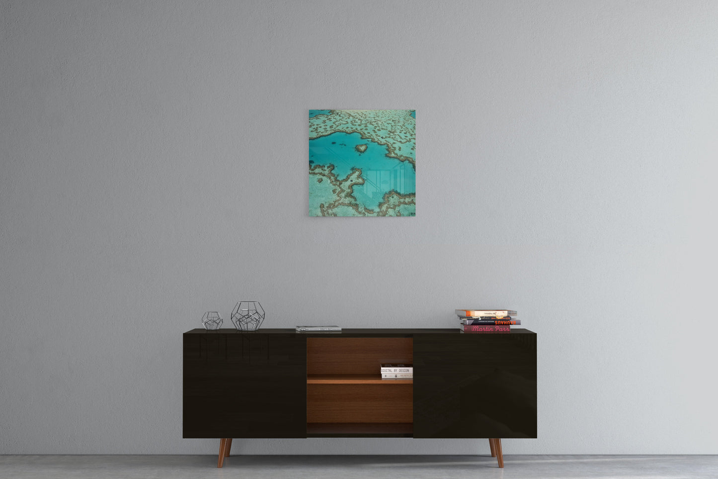 Heart Reef - Square Acrylic Print